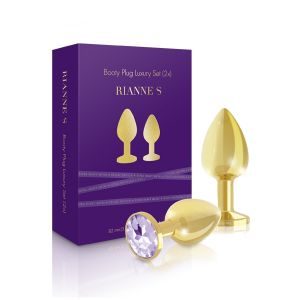 Rianne S - Booty Plug Luxury Set 2x Gold