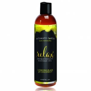 Intimate Earth - Relax Massage Oil 120 ml TESTER
