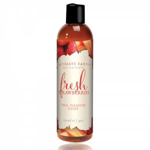 Intimate Earth - Fresh Strawberries Flavored Lubricant 120 ml TESTER