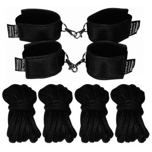 Soft-Bond-X-Fessel-Set 8 (cuff-set black)