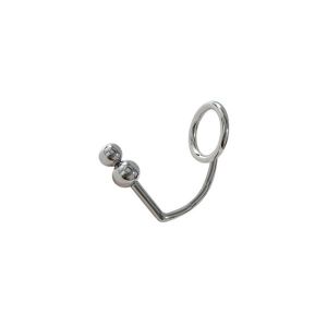Titus Range: Cockring double anal ball 55mm